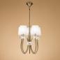 Preview: LOEWE  Messing 5-flammig eng Pendelleuchte | Mantra 4732