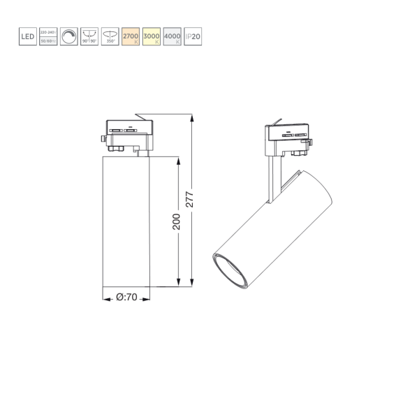 AURA mini Zeichnung