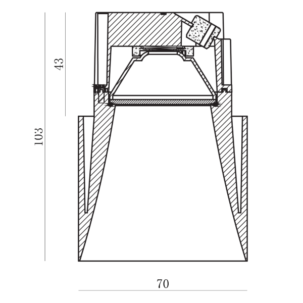 Downlight TUBO - Visus Lighting