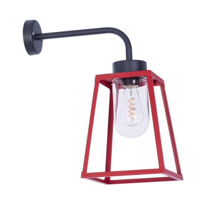 Lampiok Wandleuchte rot | Roger Pradier